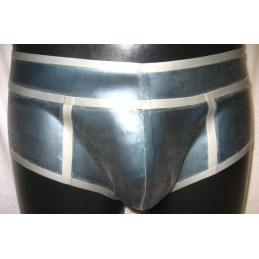 Latex Men Shorts with...