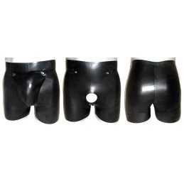 Latex Men Shorts with...