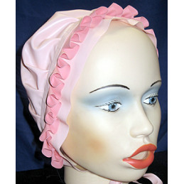 Latex Bonnet with Frills