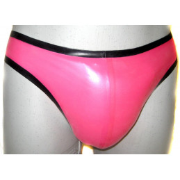 Men Latex Briefs - bicolor