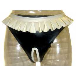 Latex Frill Briefs - OUVERT