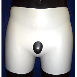 Latex Men Shorts with PEEPHOLE