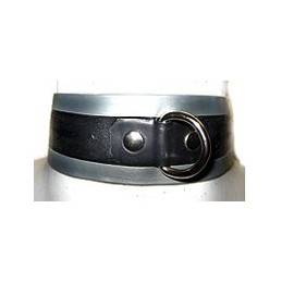 Latex Halsband D-Ring &...