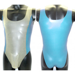 Latex Herren Body, Bicolor