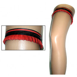 Latex Frill Garter