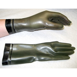 Streifen Latex Handschuhe...