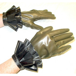 Latex Gloves with Frills ++...