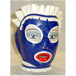 Latex Rüschen Maske