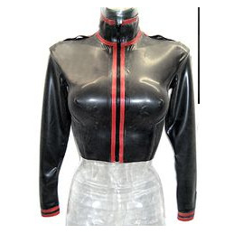 Damen Latex Kurz Uniform...