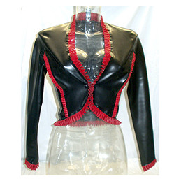 Damen Latex Bolero Jäckchen...