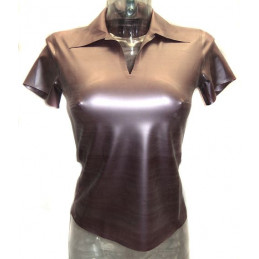 Latex Polo Shirt for Her