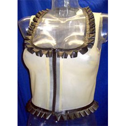 Ladies Latex Frill Top