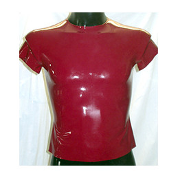 Latex Men Shirt, glued quality