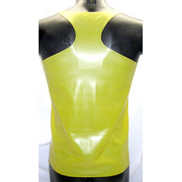 Men Latex Ringer Shirt