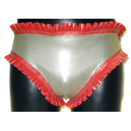 Men Latex Briefs - with Frills