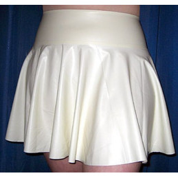 Latex Swing Skirt - short,...