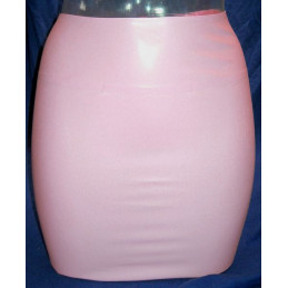 Latex Mini Skirt with Zip