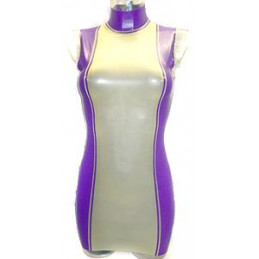 Latex Cocktail Dress -...