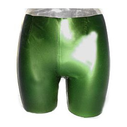 Damen Latex Hüft Shorts -...